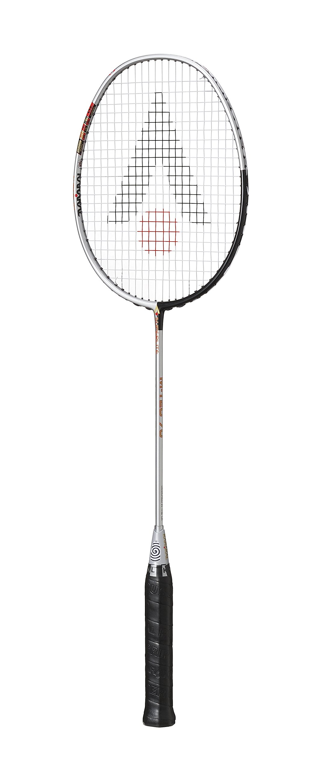 Karakal M-Tec 70 Gel Badminton Racquet, Silver/Black on